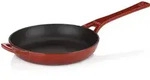 KELA Bratpfanne CALIDO aus Gusseisen emailliert 28 cm rot INDUKTION