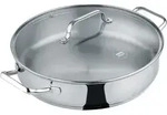 BERNDES Servierpfanne B.BRILLIANT 28 cm 3,8 Liter mit Glasdeckel