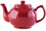 PRICE & KENSINGTON Teekanne 1,1 Liter f&uuml;r 6 Tassen gl&auml;nzend rot