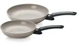 FISSLER Pfannen-Set CERATAL EVO CLASSIC grau 24 cm + 28 cm INDUKTION