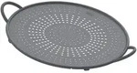 KUHN RIKON Spritzschutz Silikon gelocht 30 cm grau Spritzschutzdeckel