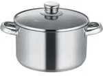 BERNDES Kochtopf Fleischtopf NEW ROMA 20 cm 3,6 Liter mit Glasdeckel