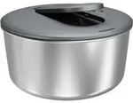 ZYLISS Salatschleuder SWIFT DRY L Edelstahl 27 cm mit Pumphebel-Mechanismus