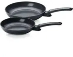 FISSLER Pfannen-Set CERATAL EVO CLASSIC schwarz 24 cm + 28 cm INDUKTION