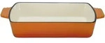 GSW Auflaufform ORANGE SHADOW aus Gusseisen rechteckig 32 x 22 cm