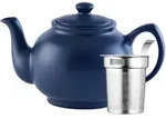 PRICE & KENSINGTON Geschenkset Teekanne 1,1 Liter mit Teesieb blau