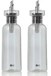 AdHoc Set mit &Ouml;l- & Essigspender AROMA POUR grey tropffreies Ausgie&szlig;en je 300 ml