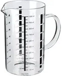 K&Uuml;CHENPROFI Messbecher 1,0 Liter aus Borosilikatglas mit Griff