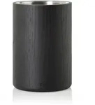 AdHoc Wein- / Sekt- / Champagnerk&uuml;hler VINE Eschenholz schwarz / Edelstahl