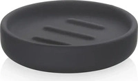 Kela 23957, KELA Seifenschale SANA Keramik rund schwarz