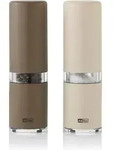 AdHoc M&uuml;hlen-Set STYLE Pfefferm&uuml;hle Salzm&uuml;hle 14,8 cm Edelstahl taupe / beige