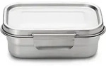 WEIS Vesperdose Lunchbox aus Edelstahl tiefe Form 0,4 Liter
