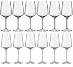 RITZENHOFF 12er-Set SONNENSCHLIFF 6 x Rotweinglas 6 x Wei&szlig;weinglas