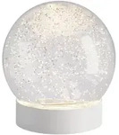 SOMPEX LED-Tischleuchte GLAMOR BAUBLE 13 cm wei&szlig; Dekoleuchte mit beweglichem...