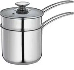 K&Uuml;CHENPROFI Wasserbadtopf COOK 3 teilig INDUKTION