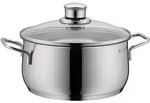 WMF Topfserie DIADEM PLUS Bratentopf 20 cm 3,0 Liter mit Glasdeckel