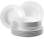 Seltmann Weiden RONDO/LIANE wei&szlig; 007 uni Tafelservice 12-teilig