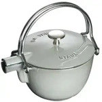 STAUB France Teekessel Wasserkessel 16,5 cm aus Gusseisen graphitgrau