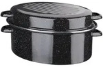 GSW G&auml;nsebr&auml;ter oval 42 cm - 13 Liter mit Chromring INDUKTION Br&auml;ter