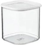 MEPAL Vorratsdose MODULA quadratisch 2,75 Liter transparent wei&szlig;