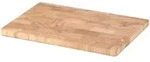CONTINENTA Schneidebrett / Fr&uuml;hst&uuml;cksbrett 26 x 18 x 1,5 cm Gummibaum-Stirnholz
