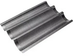 BIRKMANN Baguette-Blech EASY BAKING perforiert f&uuml;r 3 Baguettes
