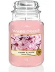 YANKEE CANDLE Gro&szlig;e Kerze CHERRY BLOSSOM 623 g Duftkerze