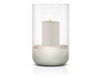 BLOMUS Pure Home Kerzenständer Windlicht CALMA M mit einer Kerze