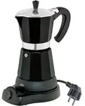 CILIO Espressokocher CLASSICO elektrisch f&uuml;r 6 Tassen SCHWARZ