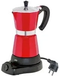 CILIO Espressokocher CLASSICO elektrisch f&uuml;r 6 Tassen ROT