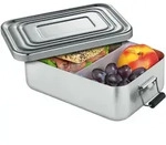 K&Uuml;CHENPROFI Lunchbox Lunch Box 23 x 15 x 7 cm silber