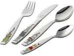 ZWILLING Twin Kids Kinderbesteck Ritter Eckbert 4 teilig