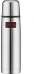 THERMOS Isolierflasche LIGHT & COMPACT Edelstahl matt doppelwandig 0,75 Liter