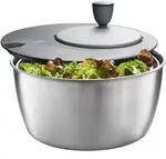 GEFU Salatschleuder ROTARE 3 Liter 25 cm mit Edelstahl-Sch&uuml;ssel