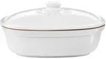 R&Ouml;MERTOPF Brottopf Brotkasten MEDIUM OVAL Wei&szlig; 29,5 cm