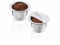 GEFU Wiederbefüllbare Kaffeekapseln CONSCIO 2 Stück für Kapselmaschinen