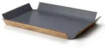CONTINENTA rutschfestes Tablett 41 x 29,5 cm grau