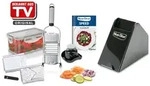 GENIUS Nicer Dicer Speed Set 10-teilig Multifunktionaler Hobel Edelstahl