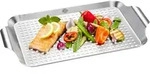 GEFU BBQ Grillpfanne gro&szlig; aus Edelstahl 43 cm x 25 cm