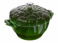 STAUB France Cocotte Artischocke 22 cm Gusseisen 3,0 Liter grün