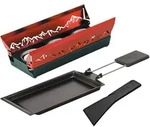 KUHN RIKON Mini Raclette-Set ALPENGL&Uuml;HEN mit 3 Teelichtern rot