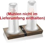 GEFU M&uuml;hlenuntersetzer X-PLOSION M Akazienholz und Edelstahl schwarz