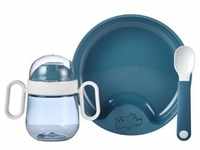 MEPAL Kindergeschirr-Set MIO 3-teilig deep blue Baby-Geschirr-Set