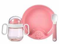MEPAL Kindergeschirr-Set MIO 3-teilig deep pink Baby-Geschirr-Set