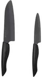 KYOCERA Geschenk-Set mit 2 SHIN BLACK Keramik-Messern