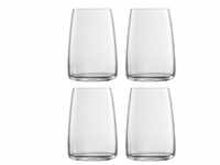 ZWIESEL GLAS Serie VIVID SENSES Universalglas 4 Stück Inhalt 500 ml Wasserglas