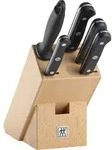 ZWILLING Gourmet Messerblock 6 teilig mit Brotmesser und Kochmesser