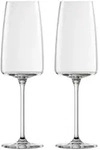 ZWIESEL GLAS Serie VIVID SENSES Sektglas leicht & frisch 2 St&uuml;ck Inhalt 388 ml
