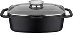 GSW Universalbr&auml;ter GOURMET 33 x 21 cm - 6 Liter Grillboden PFAS-frei Induktion
