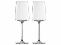 ZWIESEL GLAS Serie VIVID SENSES Weinglas leicht & frisch 2 Stück Inhalt 363 ml